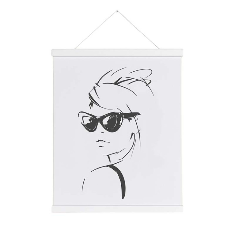 Posterhanger Wit 41cm