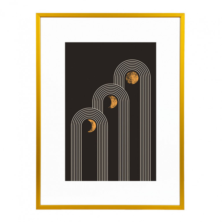 Wissellijst Goud A2 - Art Print en Passe Partout