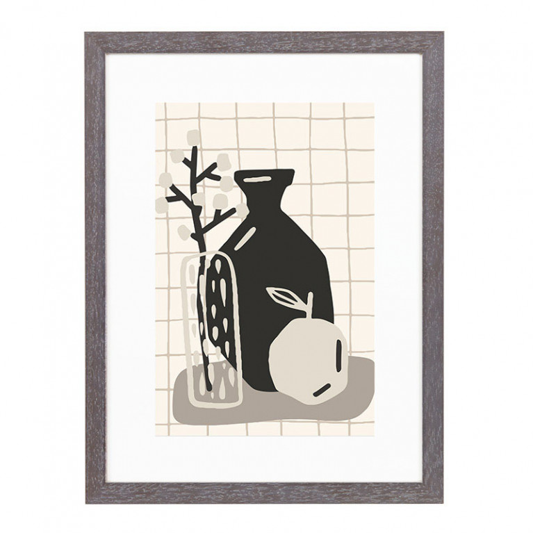 Wissellijst Vergrijsd Breed A2 - Art Print en Passe Partout