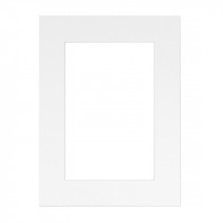 Passe Partout Wit 60x90 cm - Voorkant