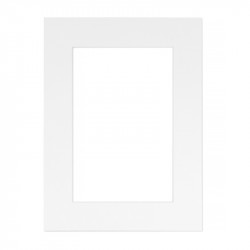 Passe Partout Wit 60x80 cm - Voorkant