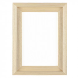 Baklijst 80x80 cm Blank Breed - Vooraanzicht