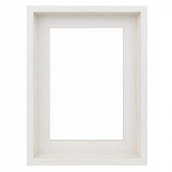 Baklijst 60x90 cm Gebroken Wit - Vooraanzicht