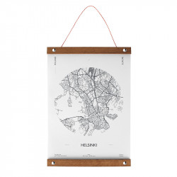 Posterhanger Hout Zilver 60 cm