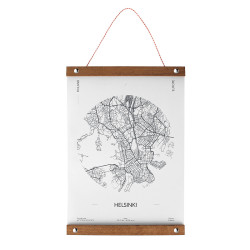Posterhanger Hout Zilver 50 cm