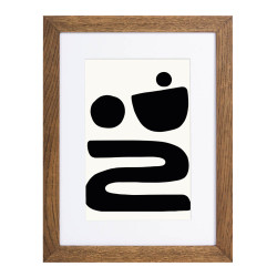 Vintlux Fotolijst Vesterby Massive - Eiken Donker 40x50 cm 