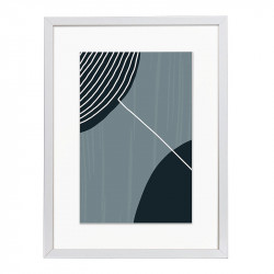 Wissellijst Hout Wit A4 - Art Print en Passe Partout