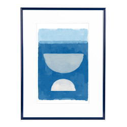 Wissellijst Blauw A4 - Art Print en Passe Partout