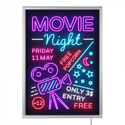 Kliklijst LED Eco A0 25mm - Art Print