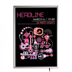 Kliklijst LED A0 25mm - Art Print