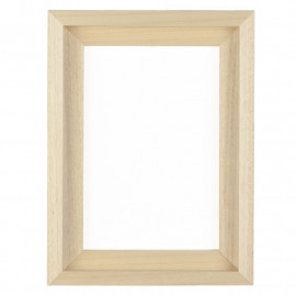 Baklijst 80x80 cm Blank Breed - Vooraanzicht