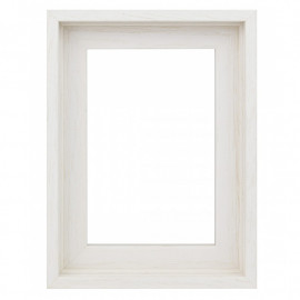 Baklijst 80x80 cm Gebroken Wit - Vooraanzicht