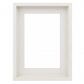 Baklijst 60x90 cm Gebroken Wit - Vooraanzicht