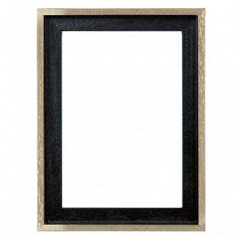 Baklijst 100x100 cm Zwart/Goud - Vooraanzicht