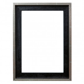 Baklijst 20x28 cm Zwart/Zilver