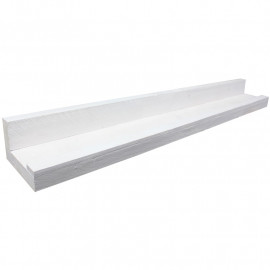 Foto Wandplank Steigerhout Wit 80cm