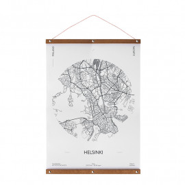 Posterhanger Hout Zilver 80 cm