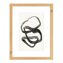 Vintlux Fotolijst Naesby Thin - Eiken Ongelakt 30x30 cm - Art Print en Passe Partout