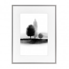 Wissellijst A2 Zilver met print