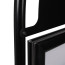 Stoepbord Round Tube B2 Zwart Deluxe detail schroeven