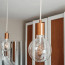 Fitting Geborsteld Koper E27 - sfeerfoto