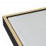 Baklijst 80x80 cm Zwart/Goud - Met Canvas