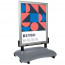 Stoepbord A0 DutchPro Zilver
