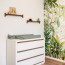 Foto Wandplank Eikenhout Donker 100 cm - Sfeer babykamer