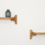 Foto Wandplank Eikenhout Naturel 100 cm - Detail twee planken