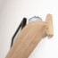 Foto Wandplank Eikenhout Ongelakt 60 cm - Detail onderkant