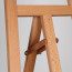 Schildersezel Leonardo - 154 cm Beukenhout - Detail hout