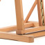 Schildersezel Johannes - 245 cm Beukenhout detail