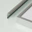 Vintlux Wissellijst Lundby Ultra Thin - Aluminium Zilver A2 - schuin
