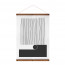 Posterhanger Hout Zwart 80 cm