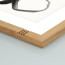 Vintlux Fotolijst Naesby Thin - Eiken Ongelakt 20x30 cm - Hoek Detail