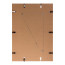 Wissellijst Aluminium Mat Zwart 56x71 cm - Achterkant
