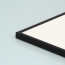Wissellijst Aluminium Mat Zwart 60x70 cm - Hoek detail