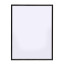 Wissellijst Aluminium Mat Zwart 45x60 cm - Leeg