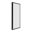 Wissellijst Aluminium Mat Zwart 70x90 cm - Schuin Leeg
