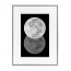 Wissellijst A2 Zilver met print