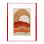 Wissellijst Rood 70x100 cm - Art Print en Passe Partout