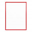 Wissellijst Rood 70x100 cm - Leeg