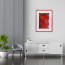Wissellijst Rood 40x60 cm - Sfeerbeeld