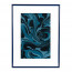 Wissellijst Blauw 50x70 cm - Art Print en Passe Partout