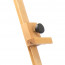 Tafelezel Edvard - 79 cm Beukenhout detail doekklem