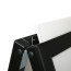 Stoepbord Slide-in A-model A1 Zwart - detail