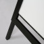 Stoepbord Slide-in A-model A1 Zwart - detail