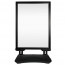 Stoepborden A0 Premium Zwart Front