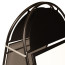 Stoepbord Round Tube A-model Deluxe A1 Zwart detail header