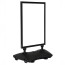 Stoepbord A1 Swing Advance Zwart